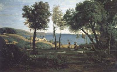 Jean Baptiste Camille  Corot Site des environs de Naple (mk11) china oil painting image